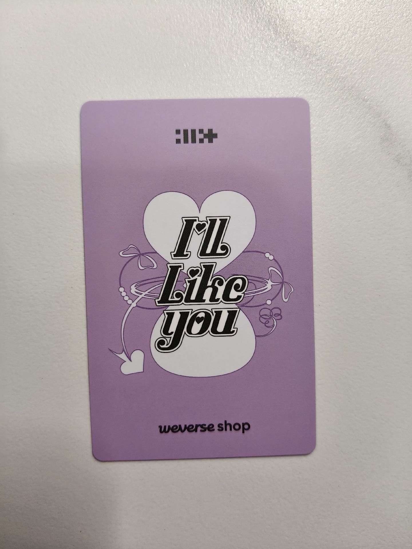 ⚪I'LL LIKE YOU wvs 預售 特典卡 GLLIT ver.