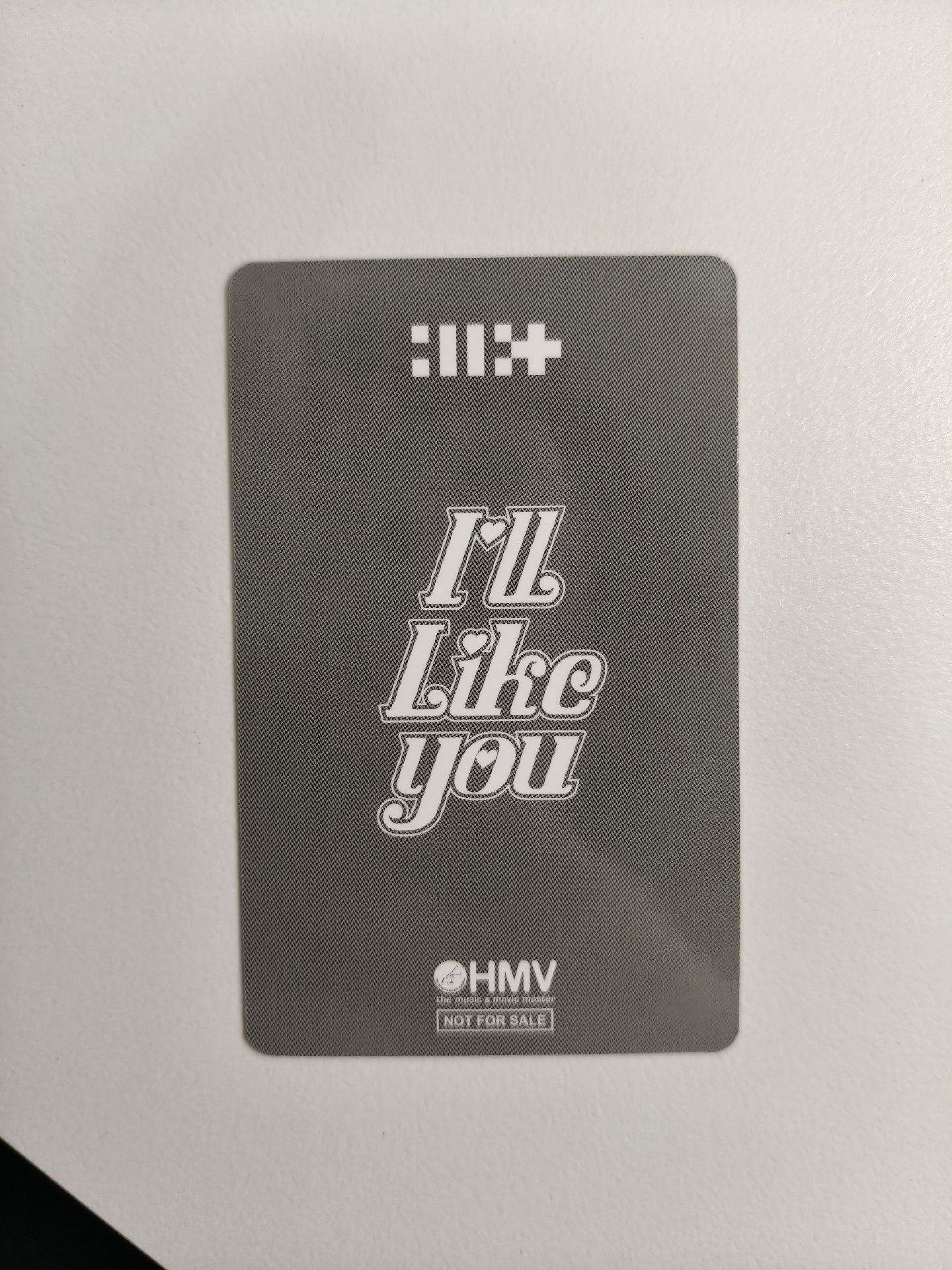 🔴I'LL LIKE YOU hmv 幸運卡 I’LL LIKE YOU