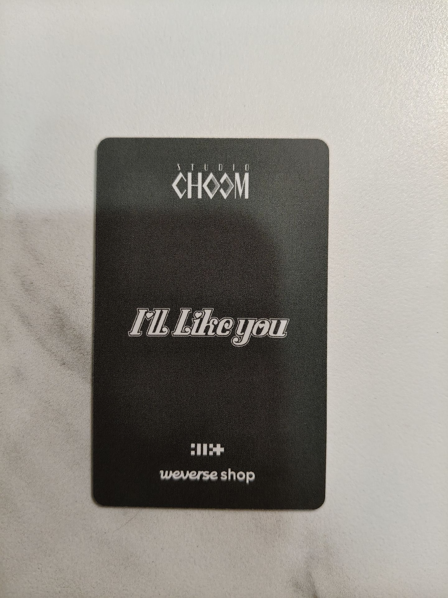 🔴I'LL LIKE YOU YT 特典卡 studio choom G版