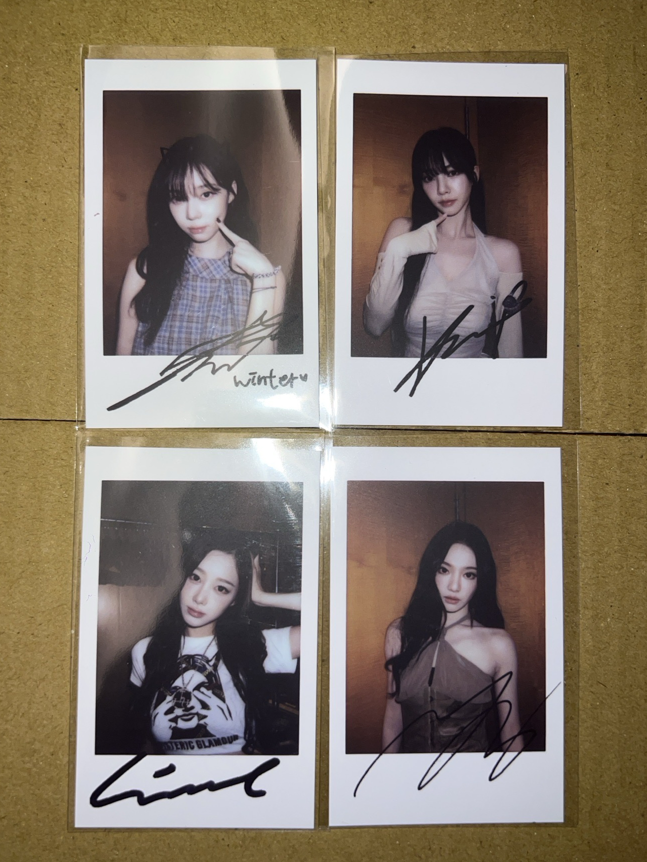 aespa 泡泡摩奇上海簽售 復刻拍立得