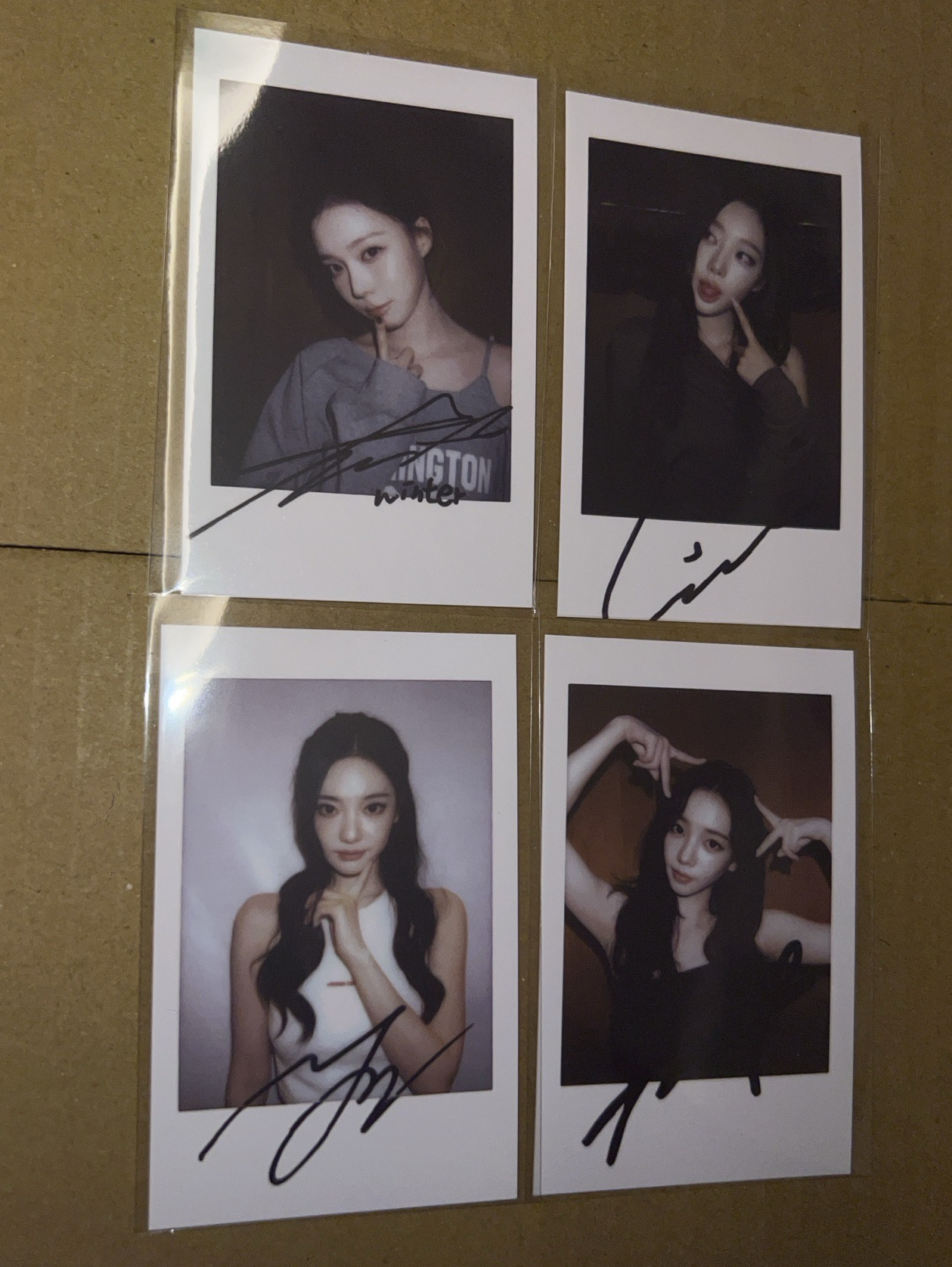 aespa 泡泡摩奇上海簽售 復刻拍立得