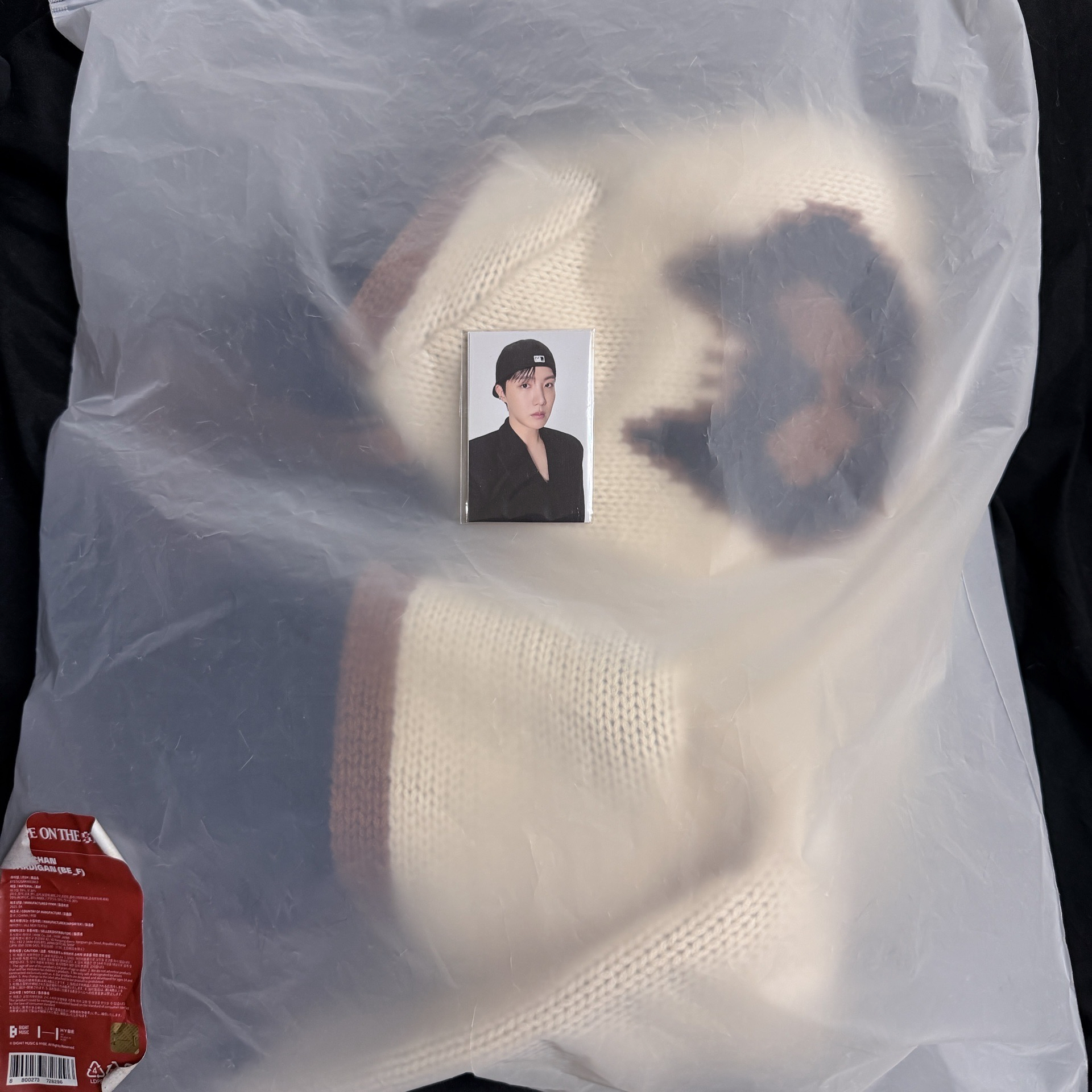 BTS j-hope號錫巡演週邊外套含卡