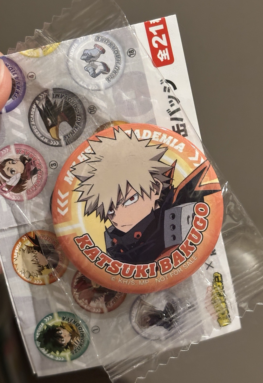 日本藏壽司 爆豪勝己徽章