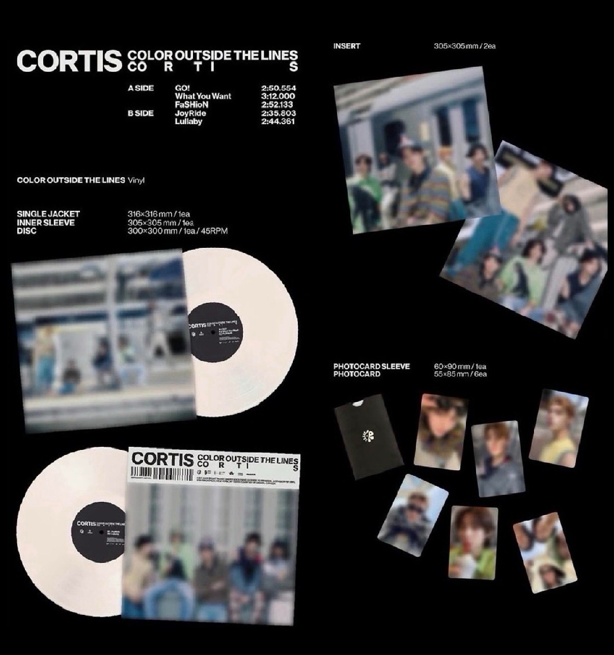 未拆黑膠全專 （本體+小卡*6）