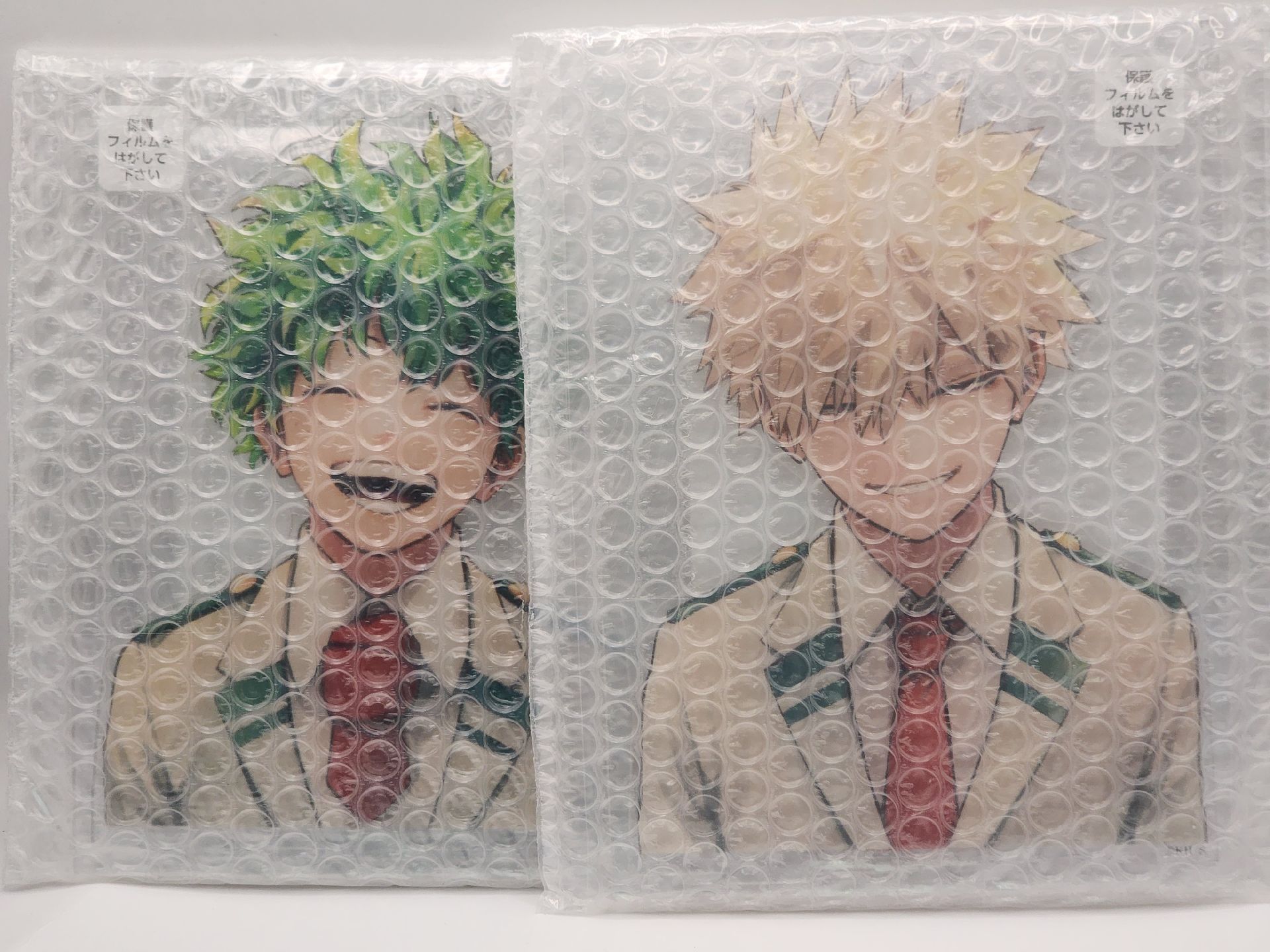 ［我的英雄學院］爆豪+綠谷 單人MEGA 立牌