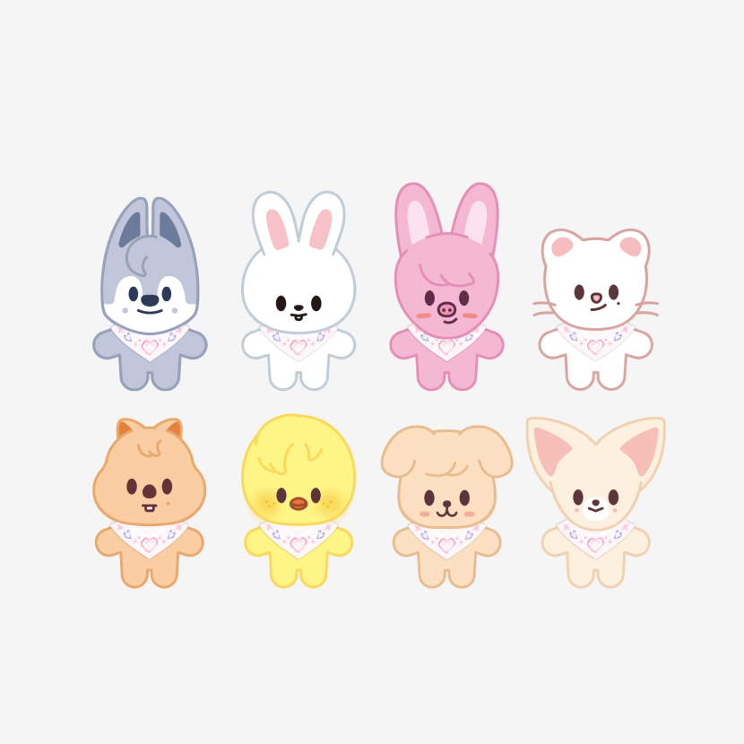 StrayKids｜5thFM 口水巾娃 (全員)🧭