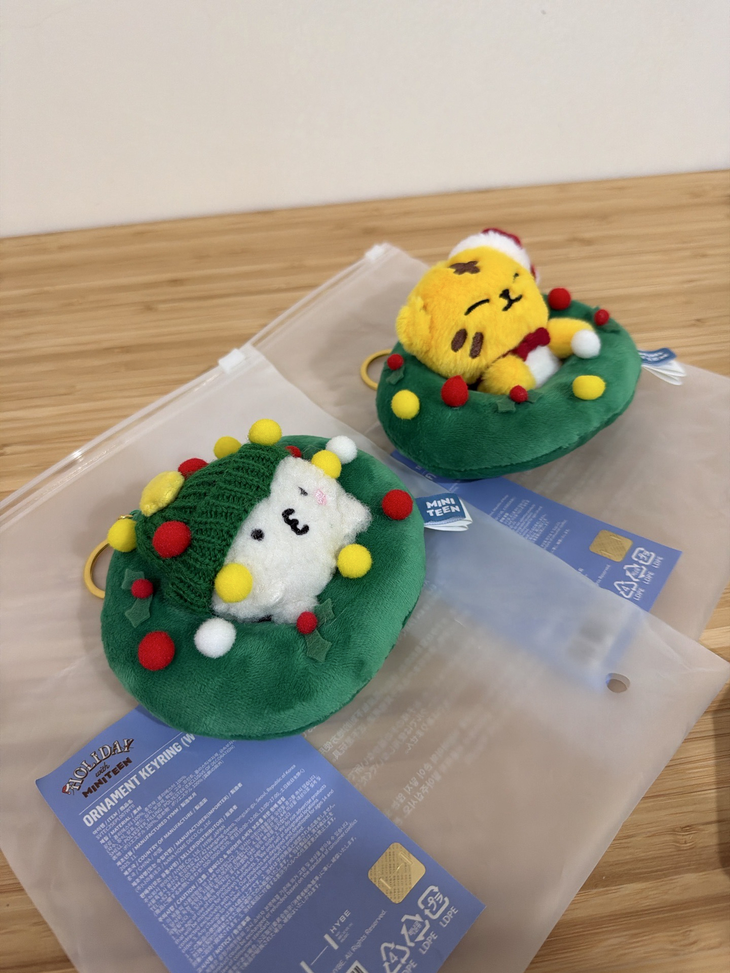 聖誕MINITEEN 鑰匙圈吊飾 