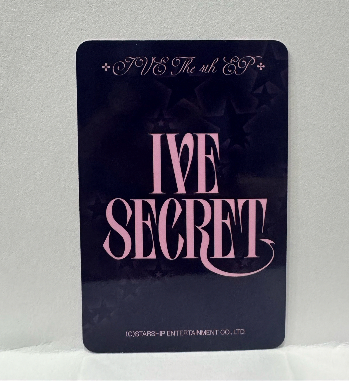 IVE SECRET 船特 單封 特典卡 