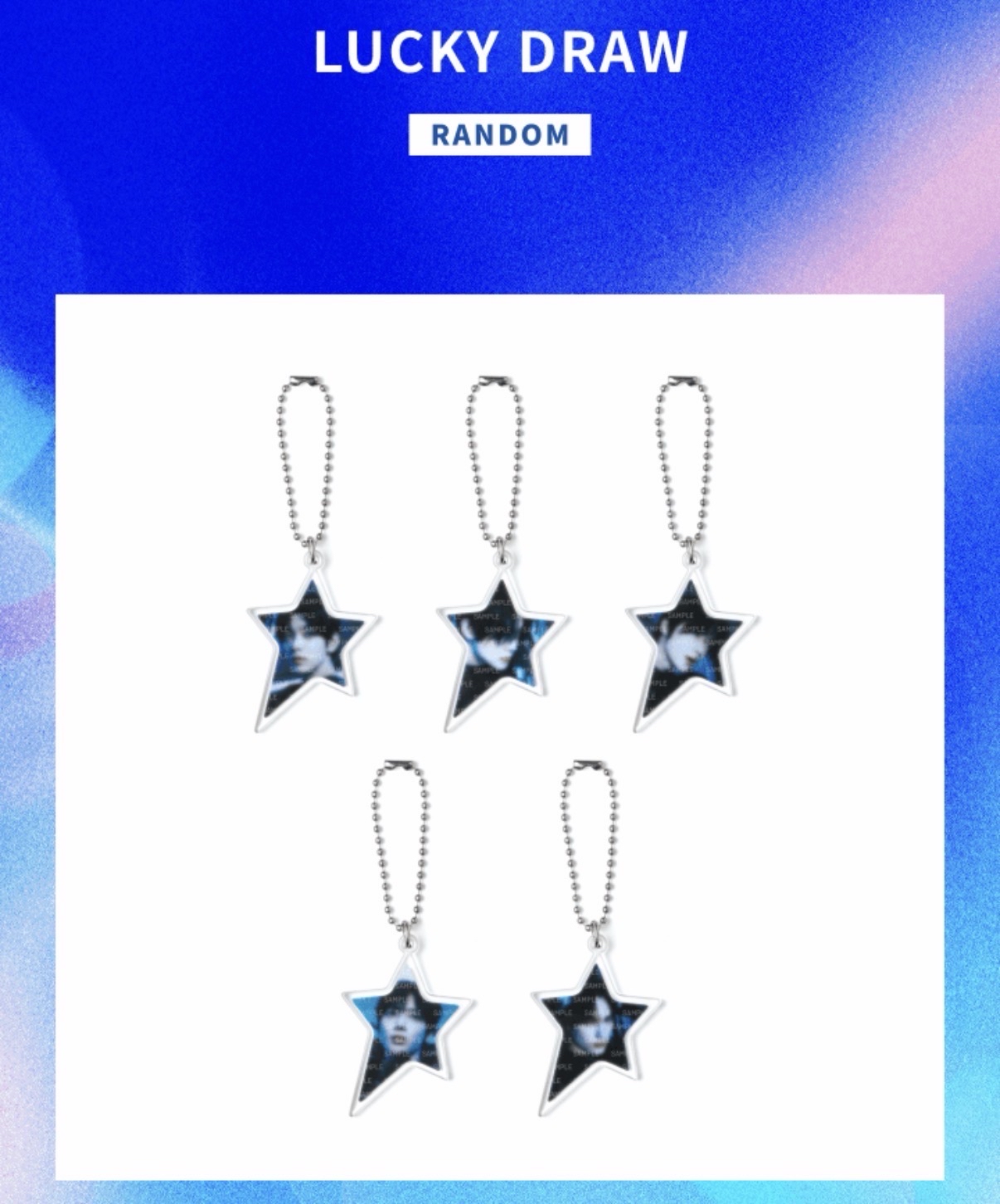 《The Star Chapter:TOGETHER》隨機lucky draw吊飾 未拆
