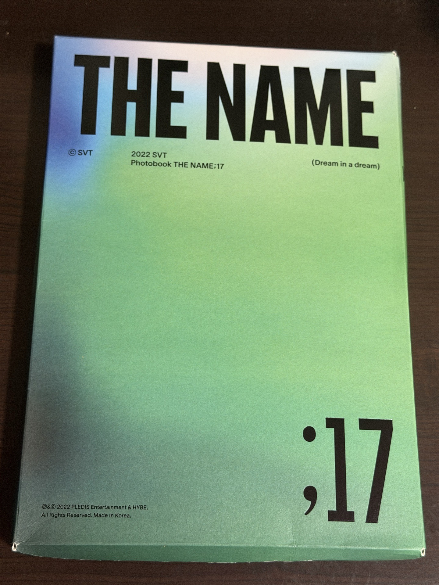 the name雜誌 整組無小卡、拍立得