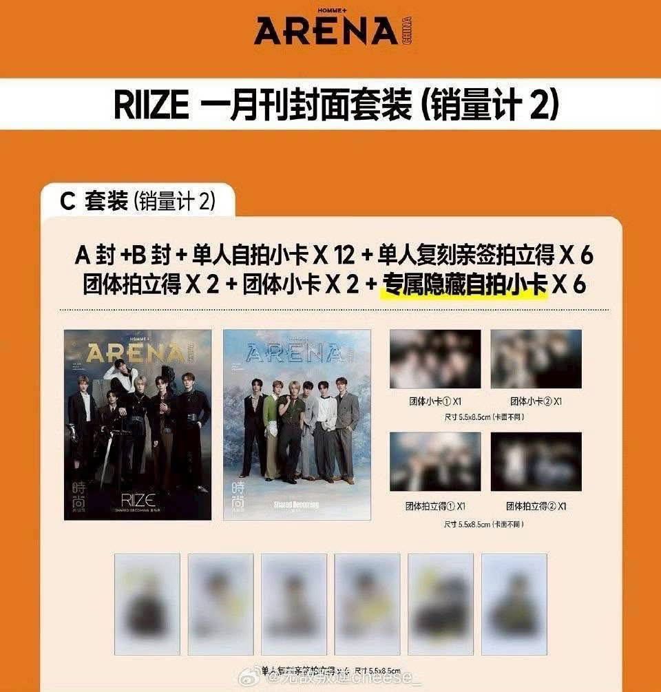 RIIZE ARENA 雜誌 代購/拆售