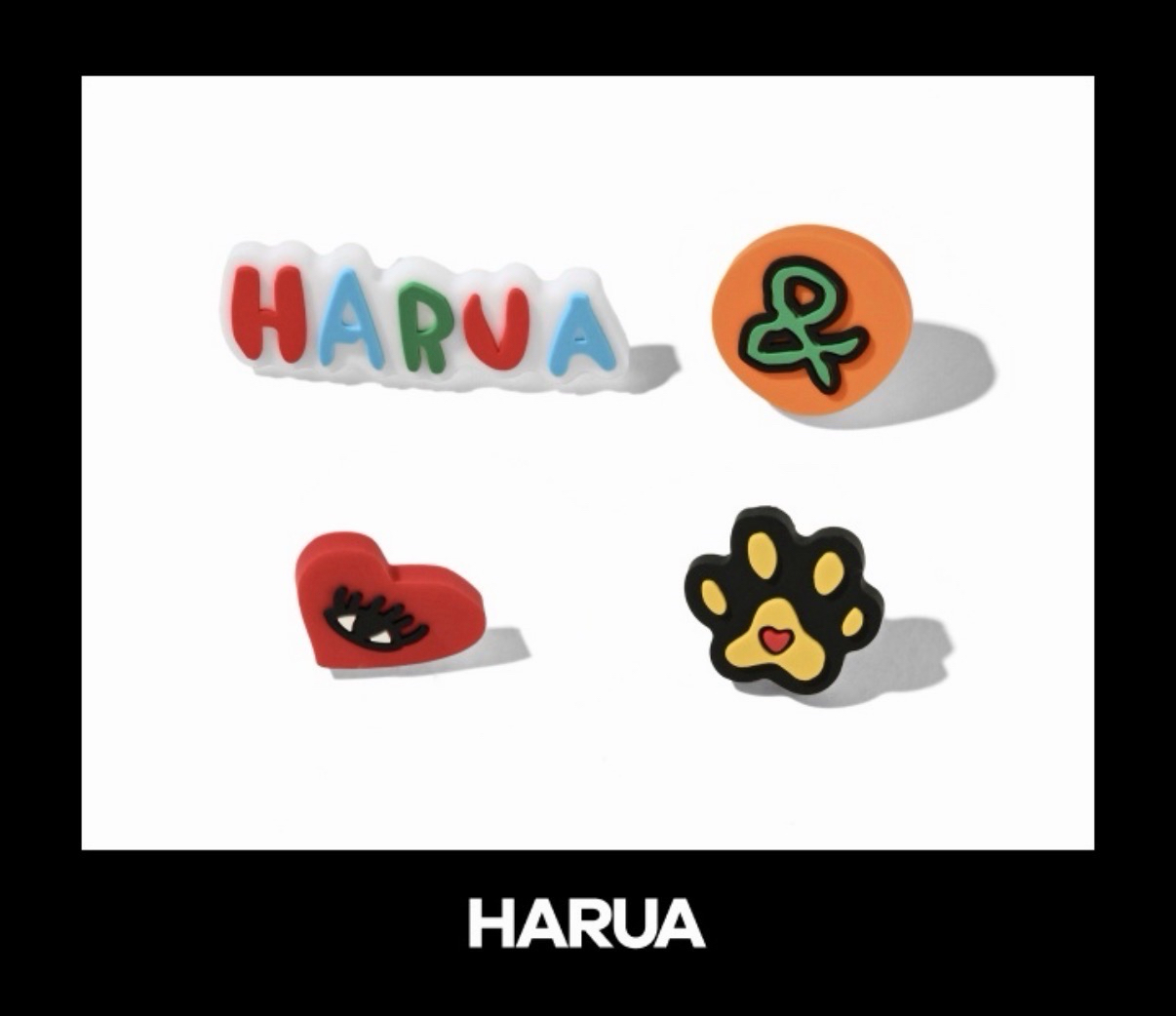 HARUA LOGO MERCH DECO PARTS