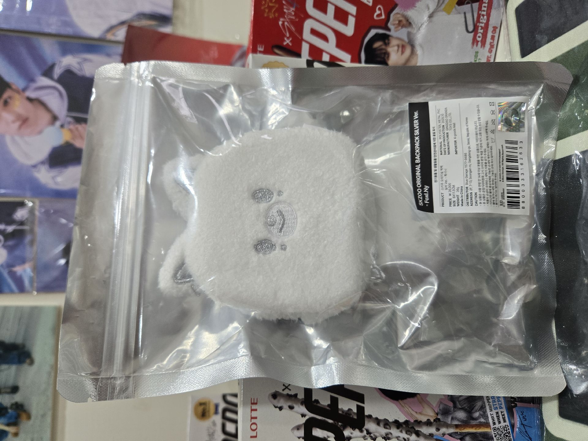 10月安可場快閃店周邊Foxi.ny 銀色大娃背包