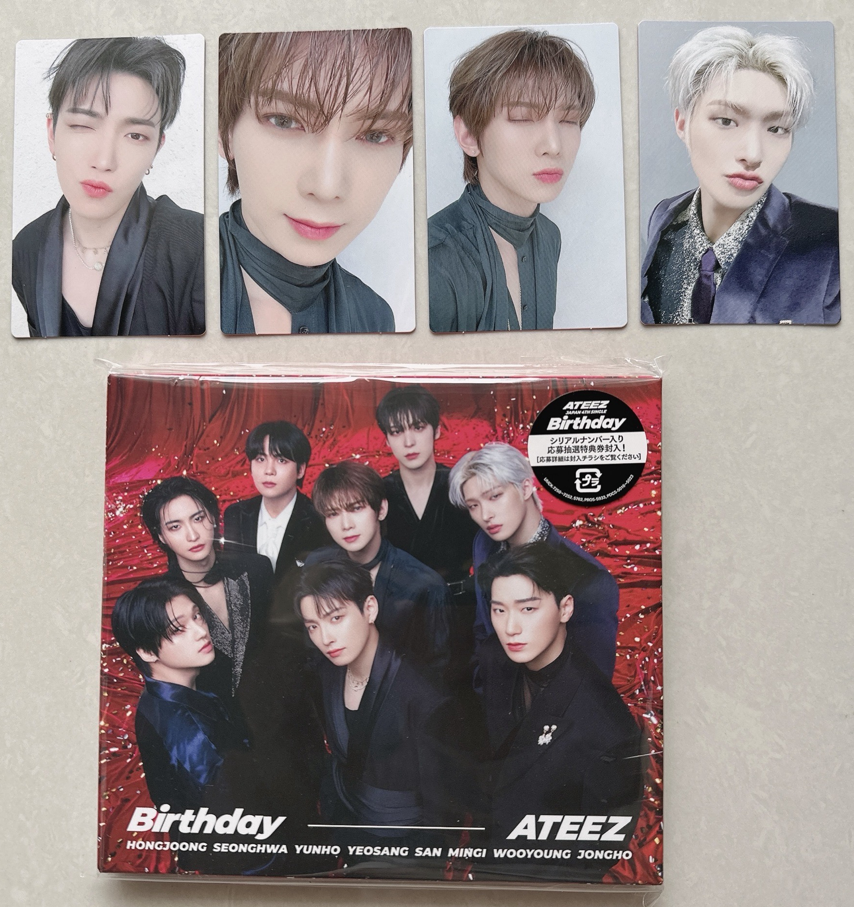 ATEEZ Birthday 日本 A盤 小卡