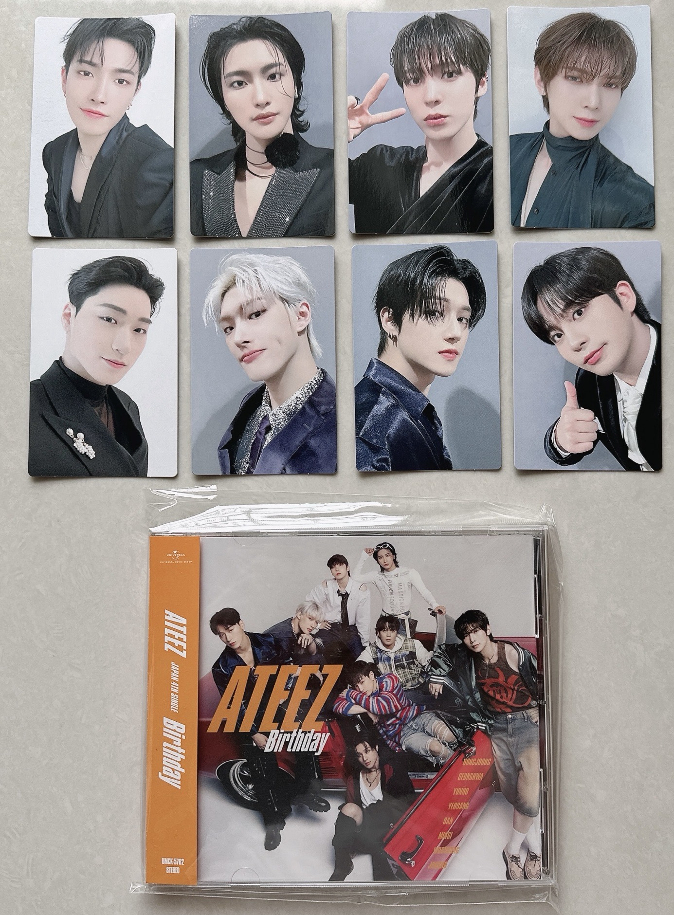 ATEEZ Birthday 日本 通常盤 小卡