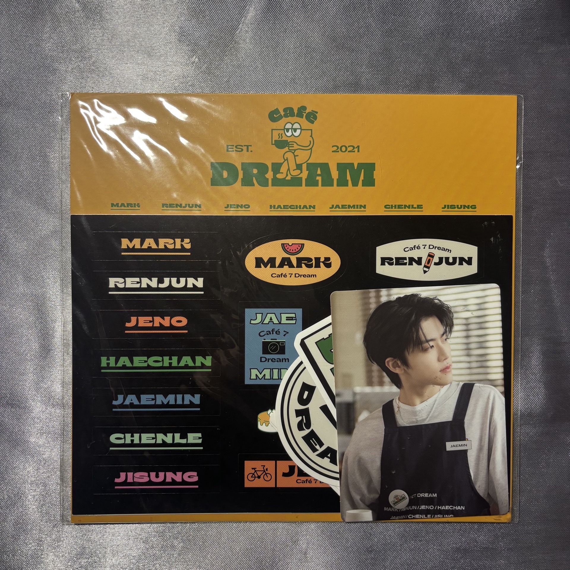 咖啡廳系列貼紙組_JAEMIN