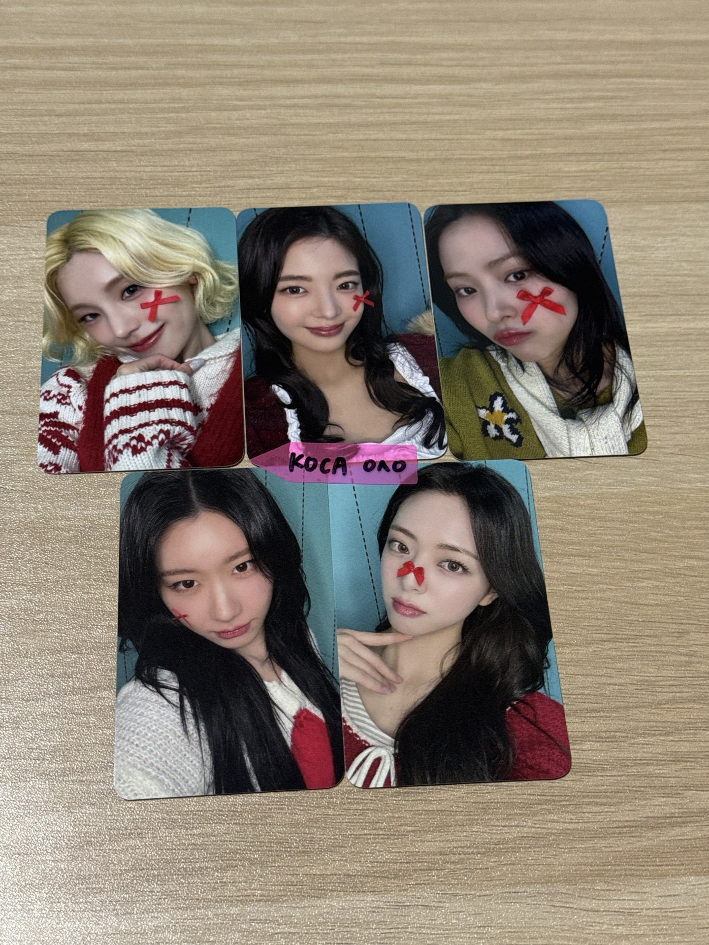 【整圖套出】ITZY-2025年末 MBC歌謠大祭典 打歌卡 5成員一套