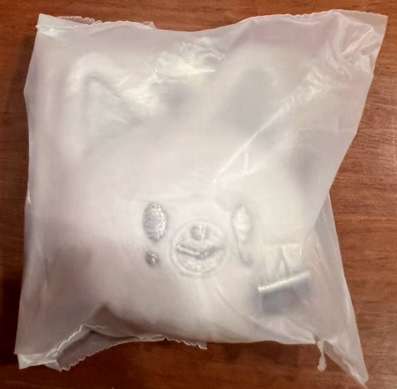 dominATE: celebreATE 銀色大頭鑰匙圈