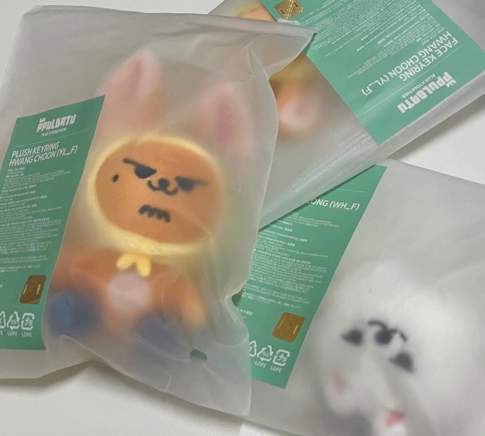 TXT 角巴兔 雪人娃 坐娃