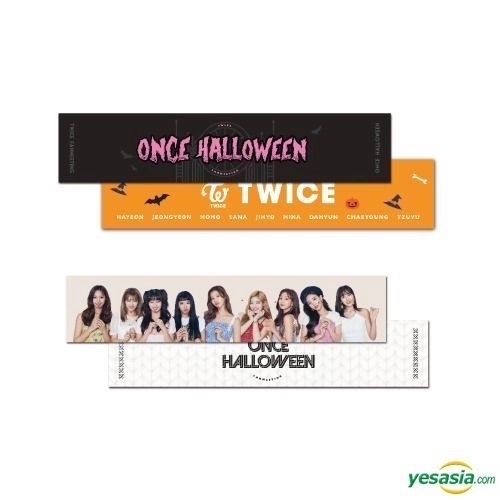 ONCE HALLOWEEN 手幅（橘黑色）