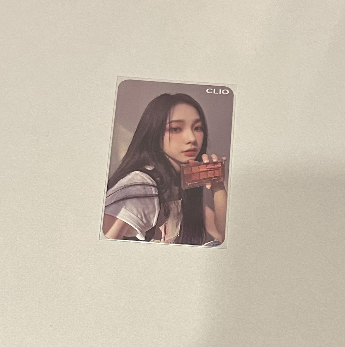 神女柚眼影代言卡 雙面卡