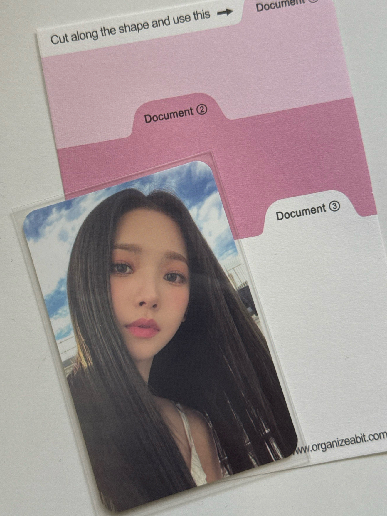 aespa karina 二週年 髮夾柚卡