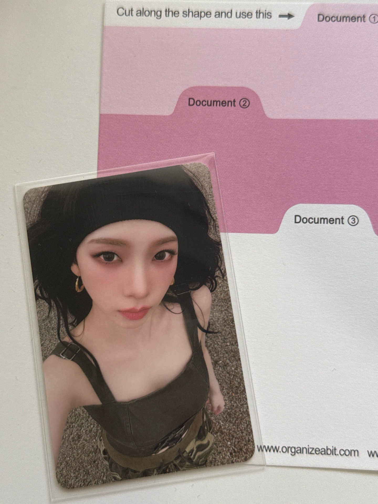 aespa whiplash karina Q音星光卡 中背