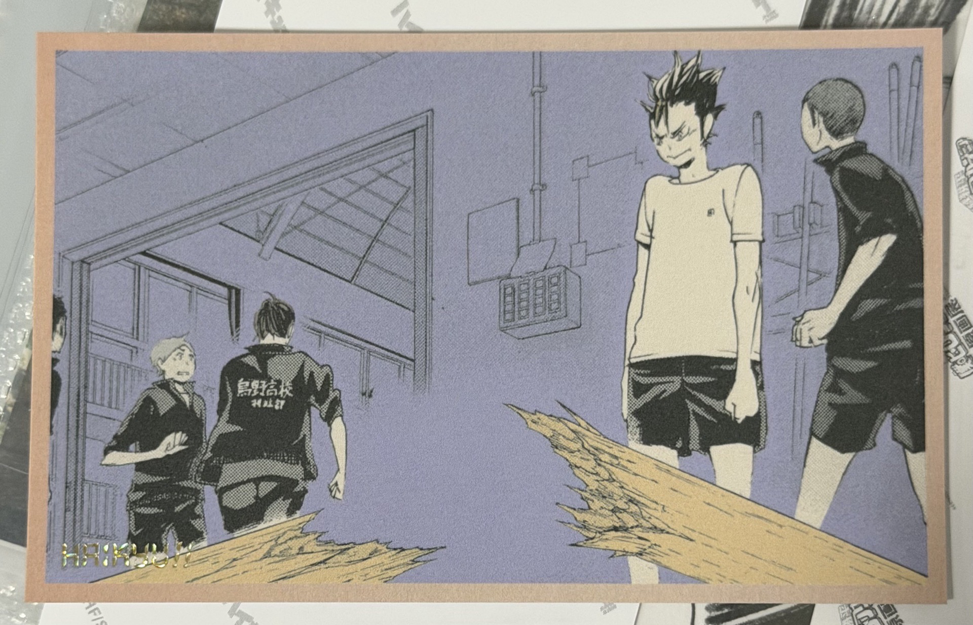 排球少年 燙金回憶卡