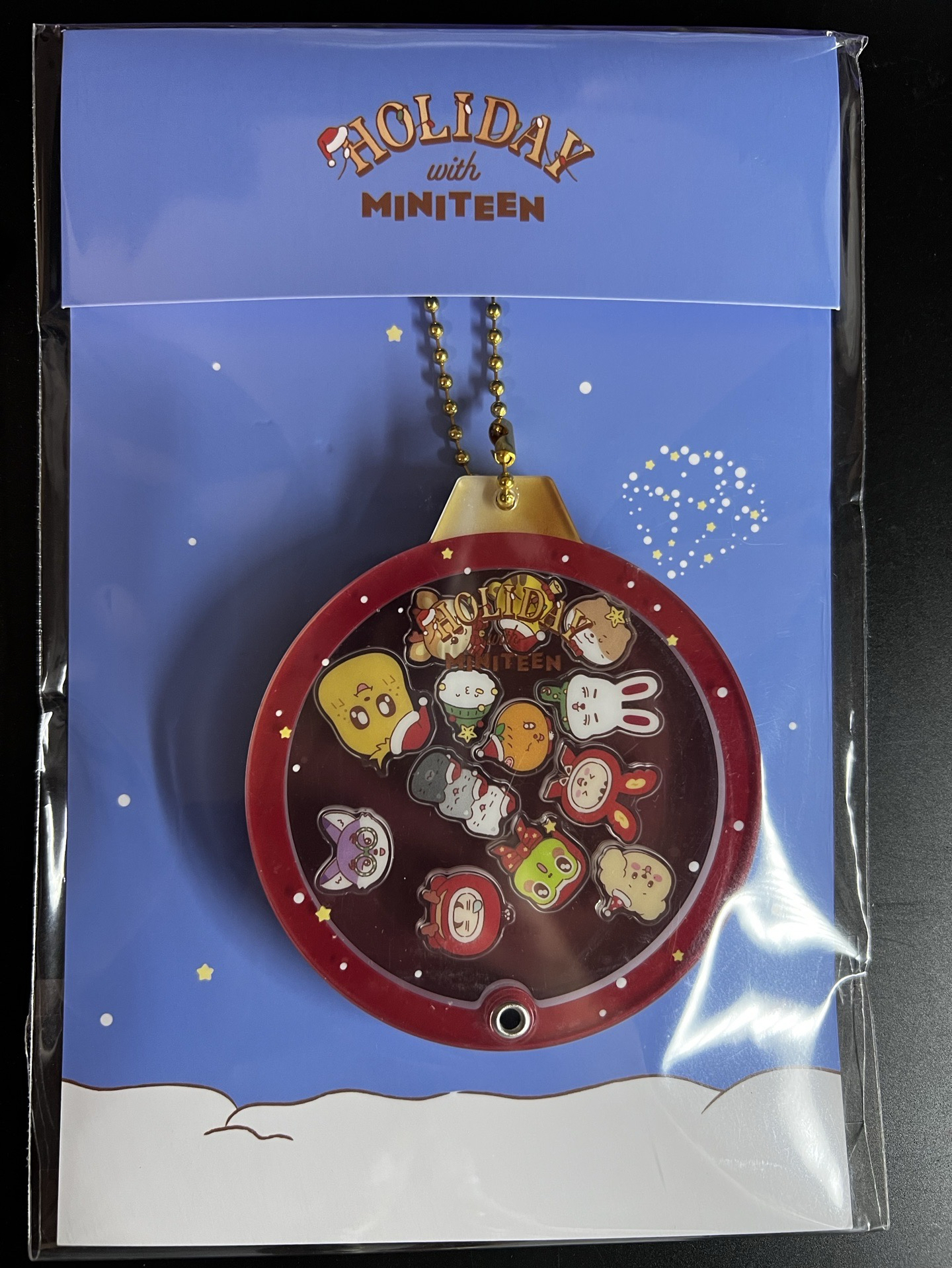 2025MINITEEN 聖誕壓克力搖搖鑰匙圈