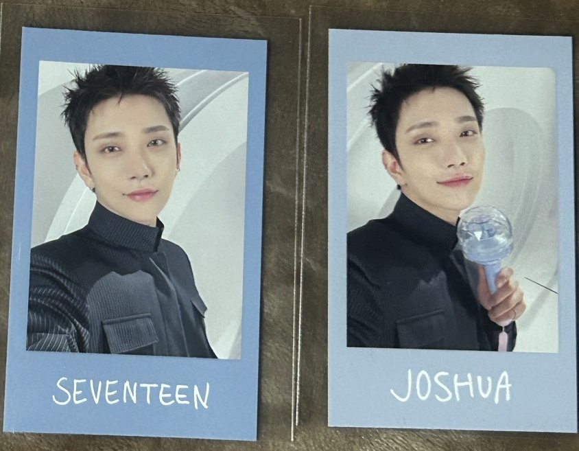 seventeen new Joshua 知秀 拍立得卡包