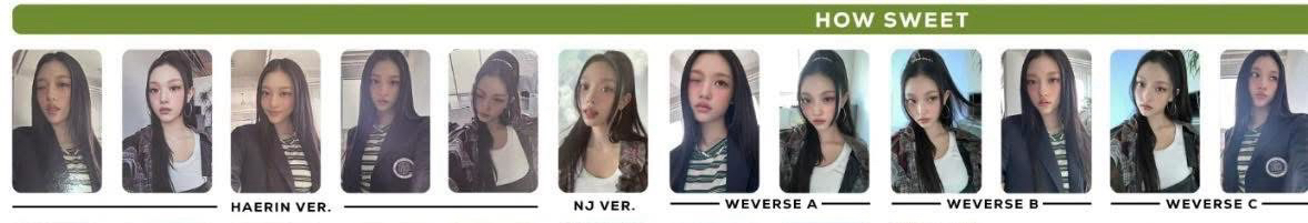 Haerin How sweet專卡*12