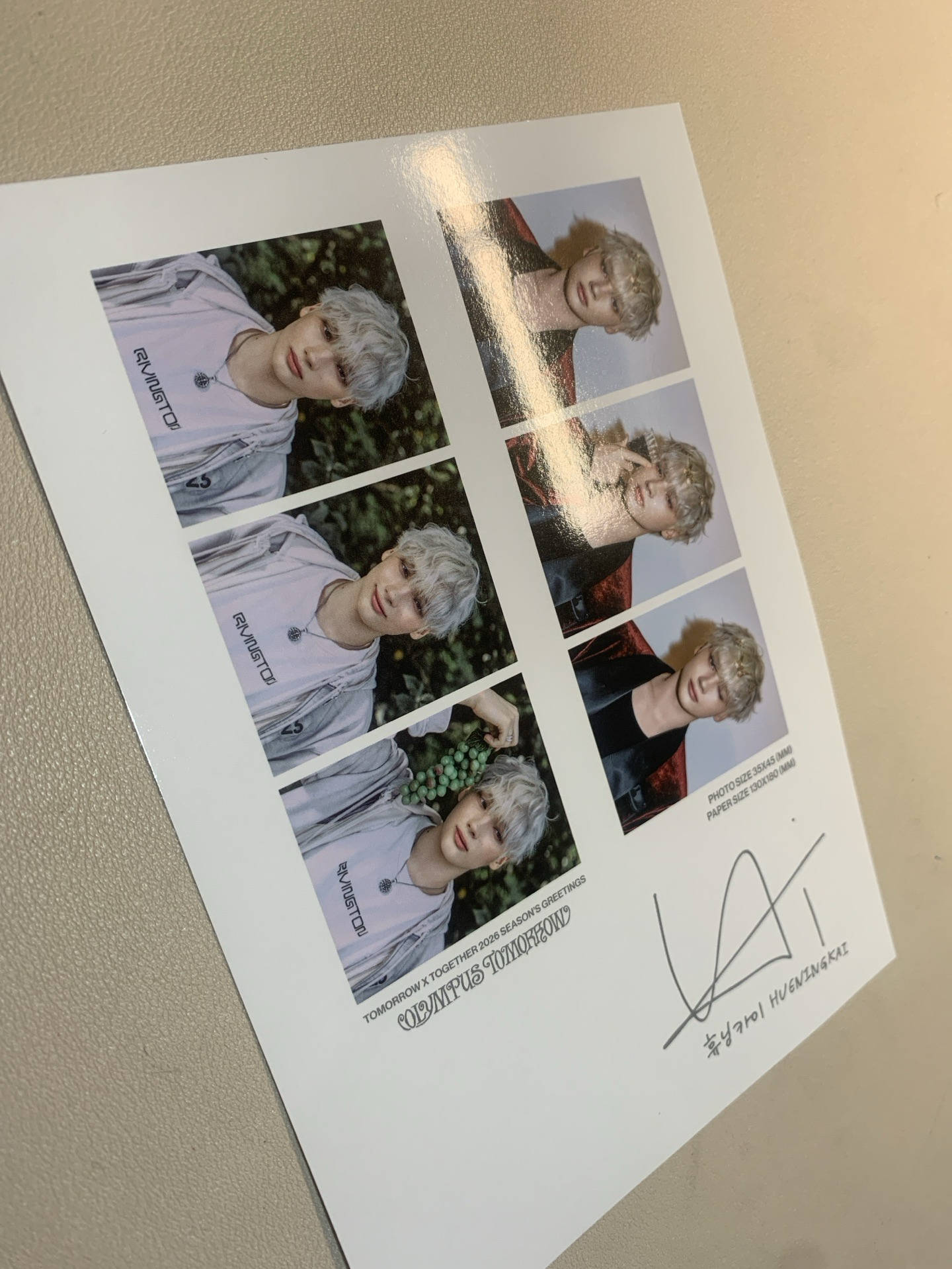 26年曆 年曆卡 ID PHOTO