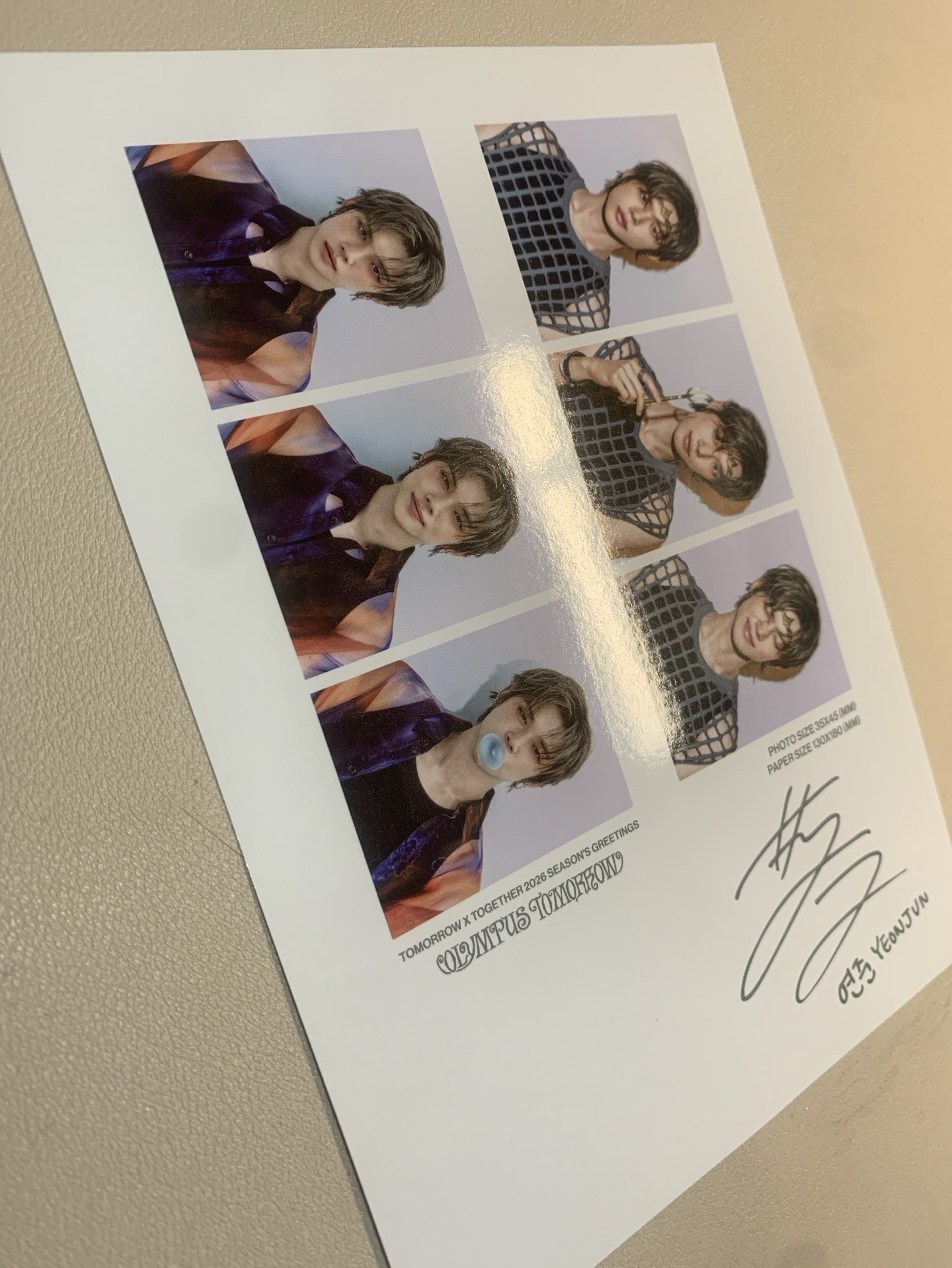 26年曆 年曆卡 ID PHOTO