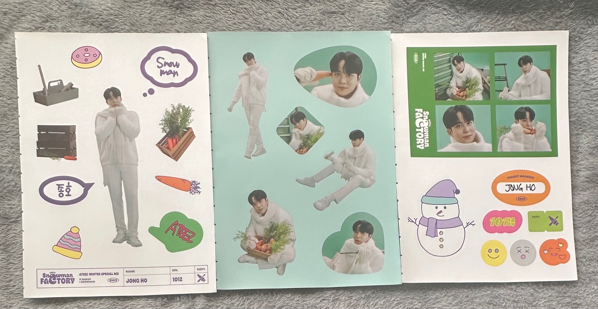 冬季貼紙組（星中鍾不拆一起售）