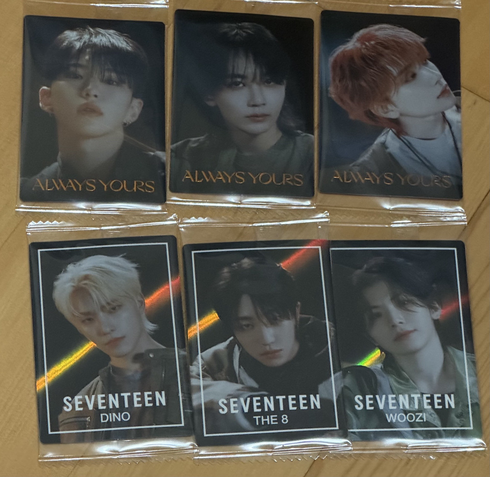 💗seventeen日本餅乾卡