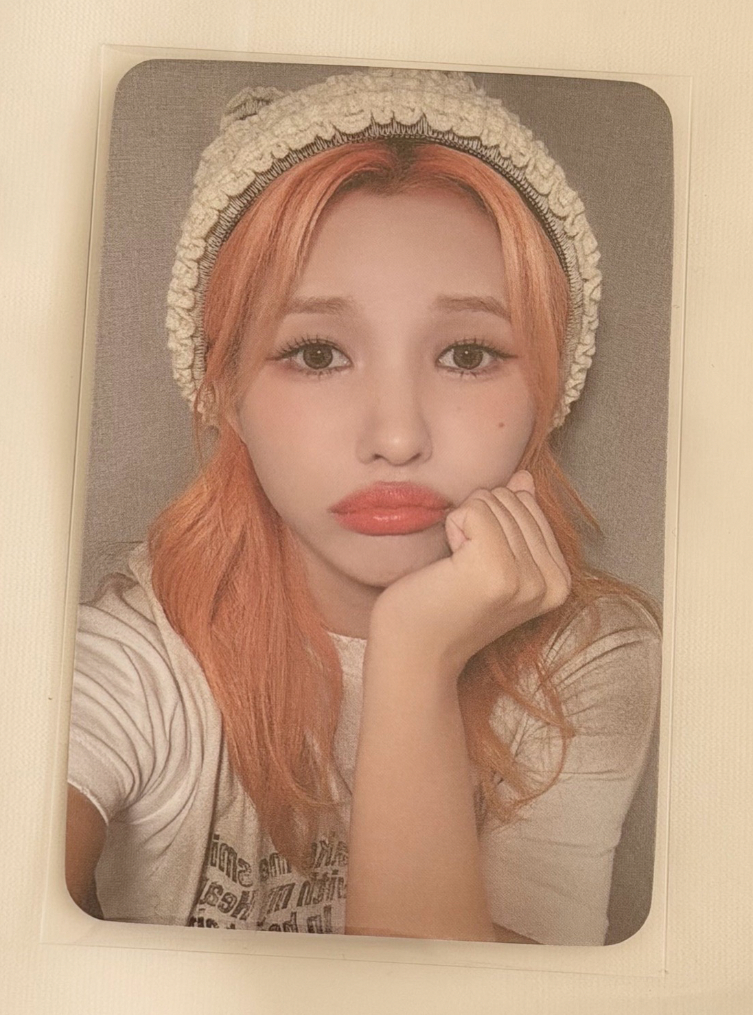 那時候買了好幾張橘髮