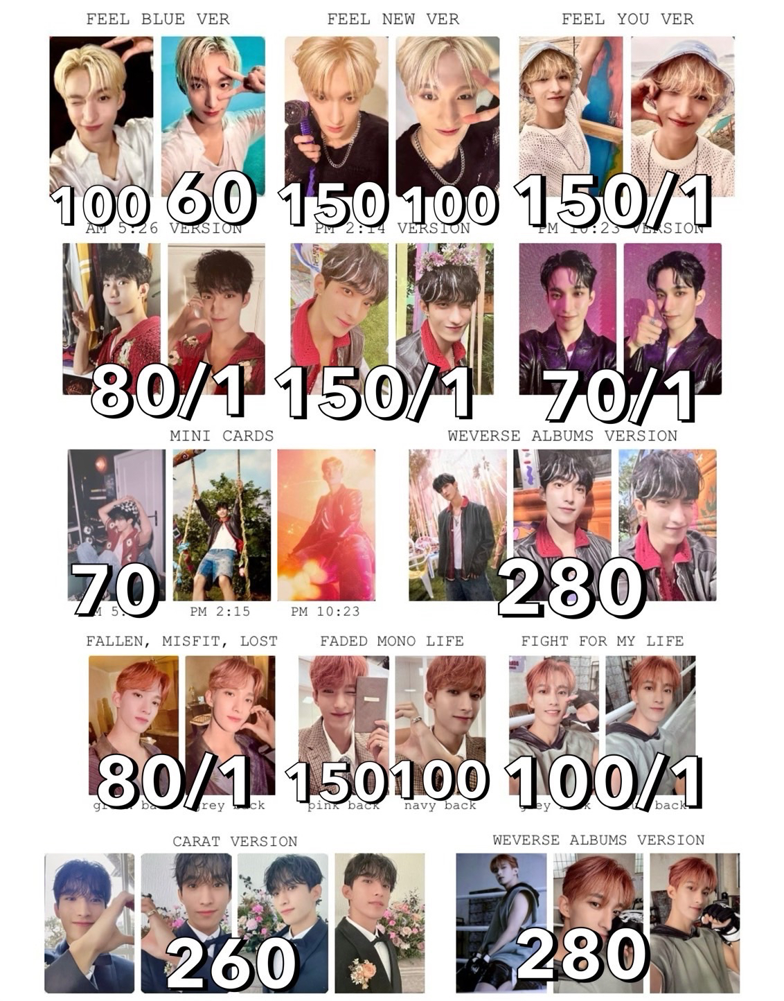 李碩珉 Mini12、11、10專卡