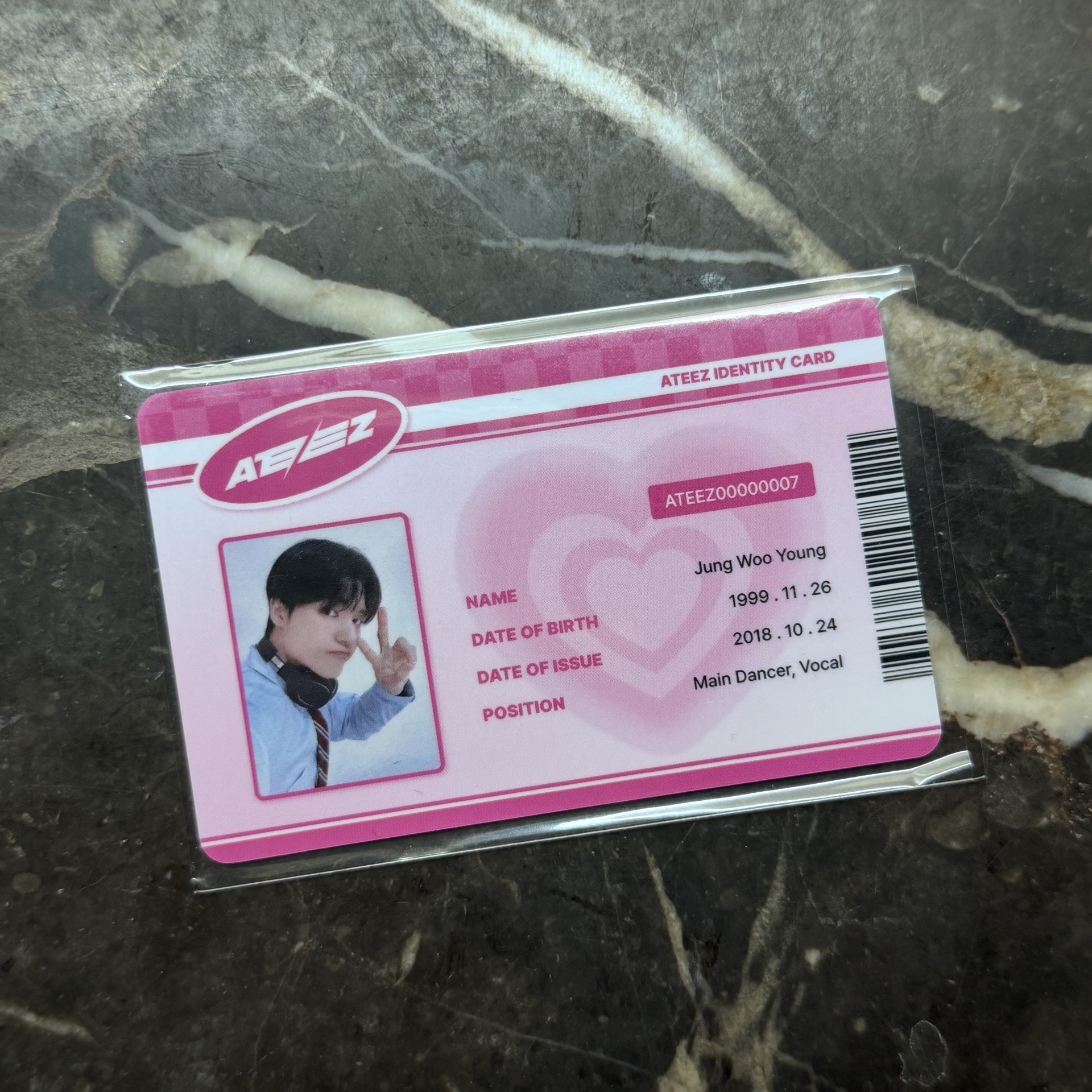 ATEEZ 鄭友榮 WOOYOUNG Will MINIRECORD 3.0