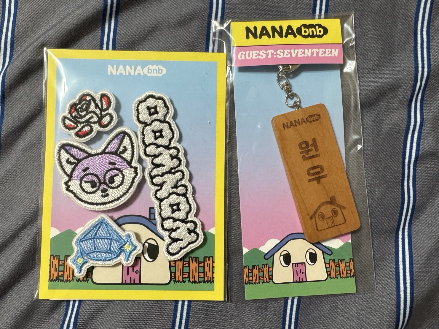 NANA BNB 門牌吊飾圓+外套布章