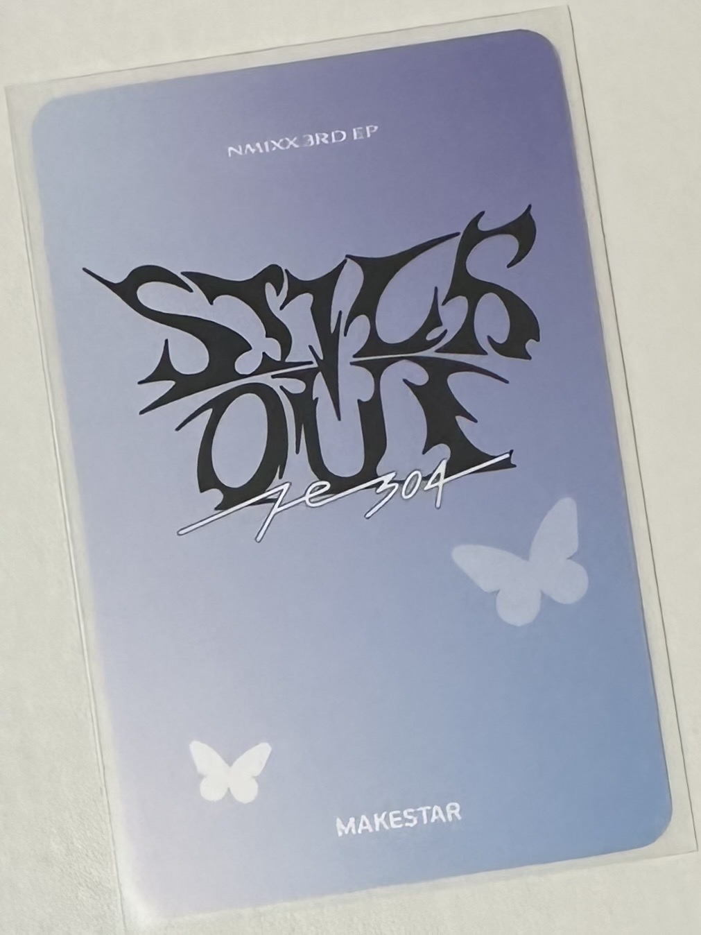 nmixx STICK OUT ms 簽售卡 3.0 蝴蝶 lily