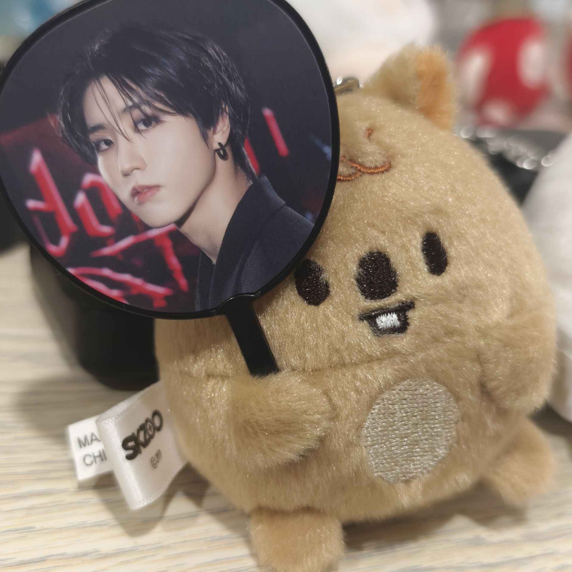 日周小扇子吊飾