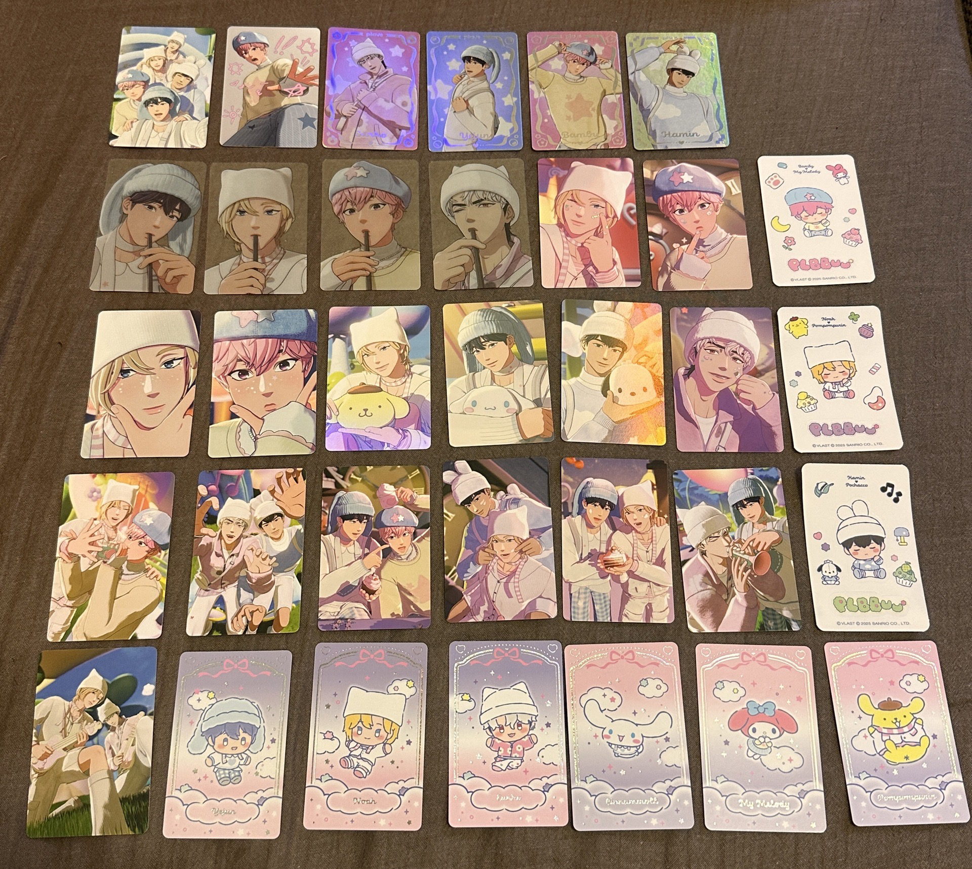 PLAVE PLBBUU 藝俊 諾亞 斑比 銀虎 河玟 專卡 小卡 QR卡 雙人卡 三麗鷗 sanrio 塗鴉