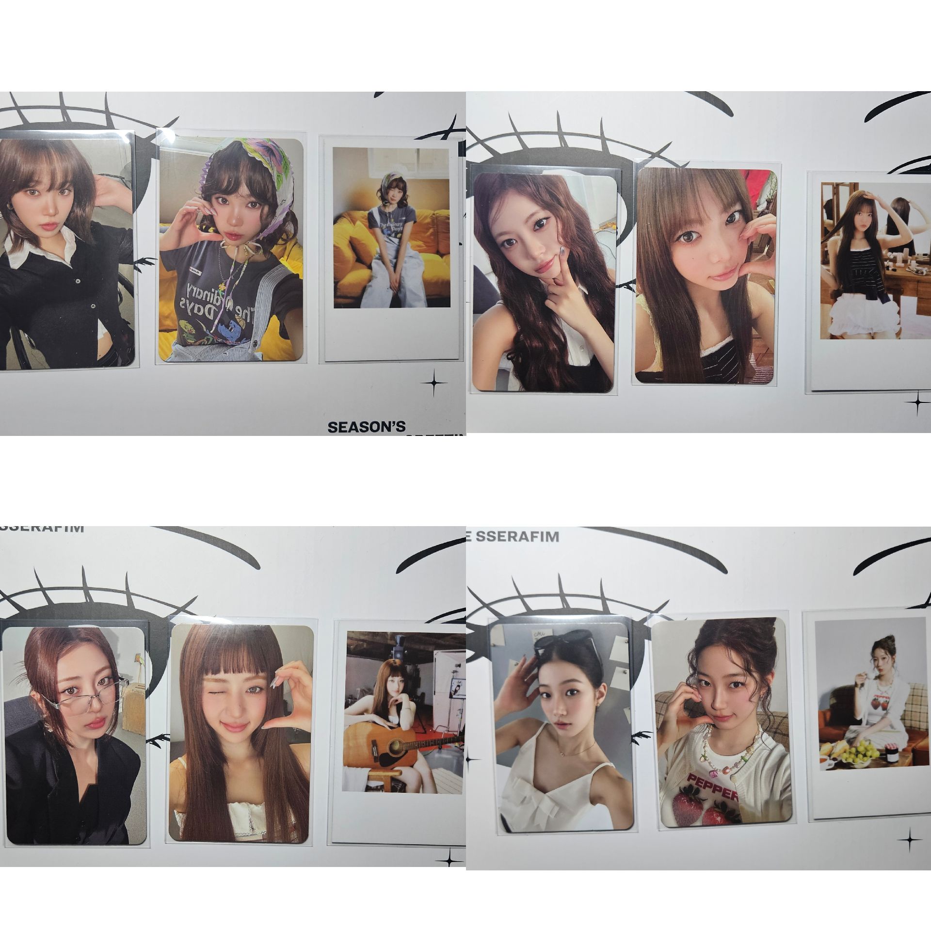 26’年曆 年曆卡 成員set拆售 (❗️部分有廠損❗️，見圖6.7.8.9.10)