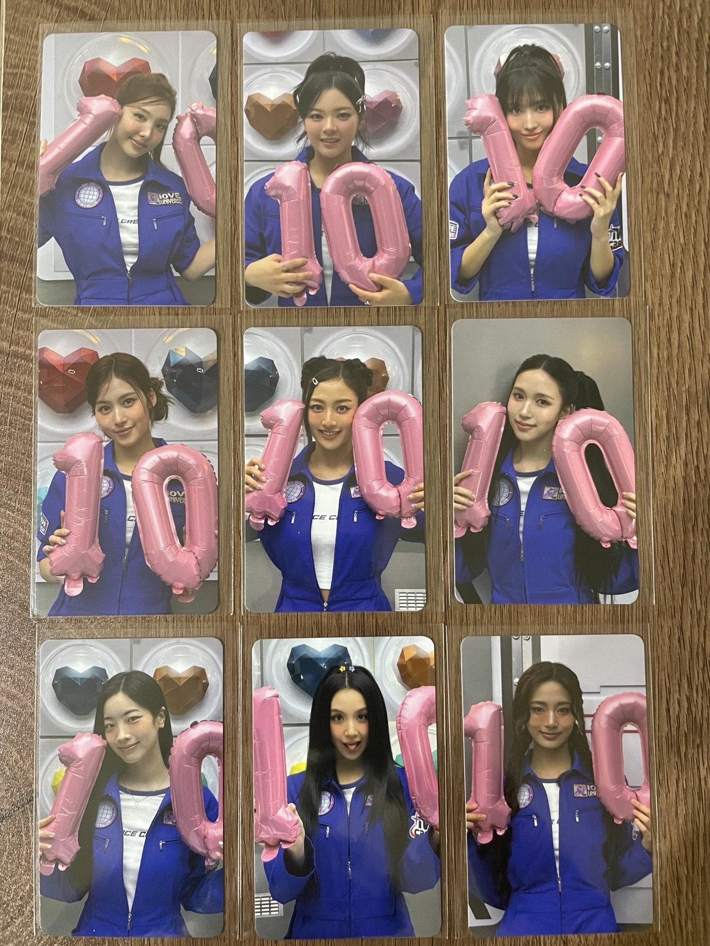 TWICE 十週年飯咪快閃店滿額卡 