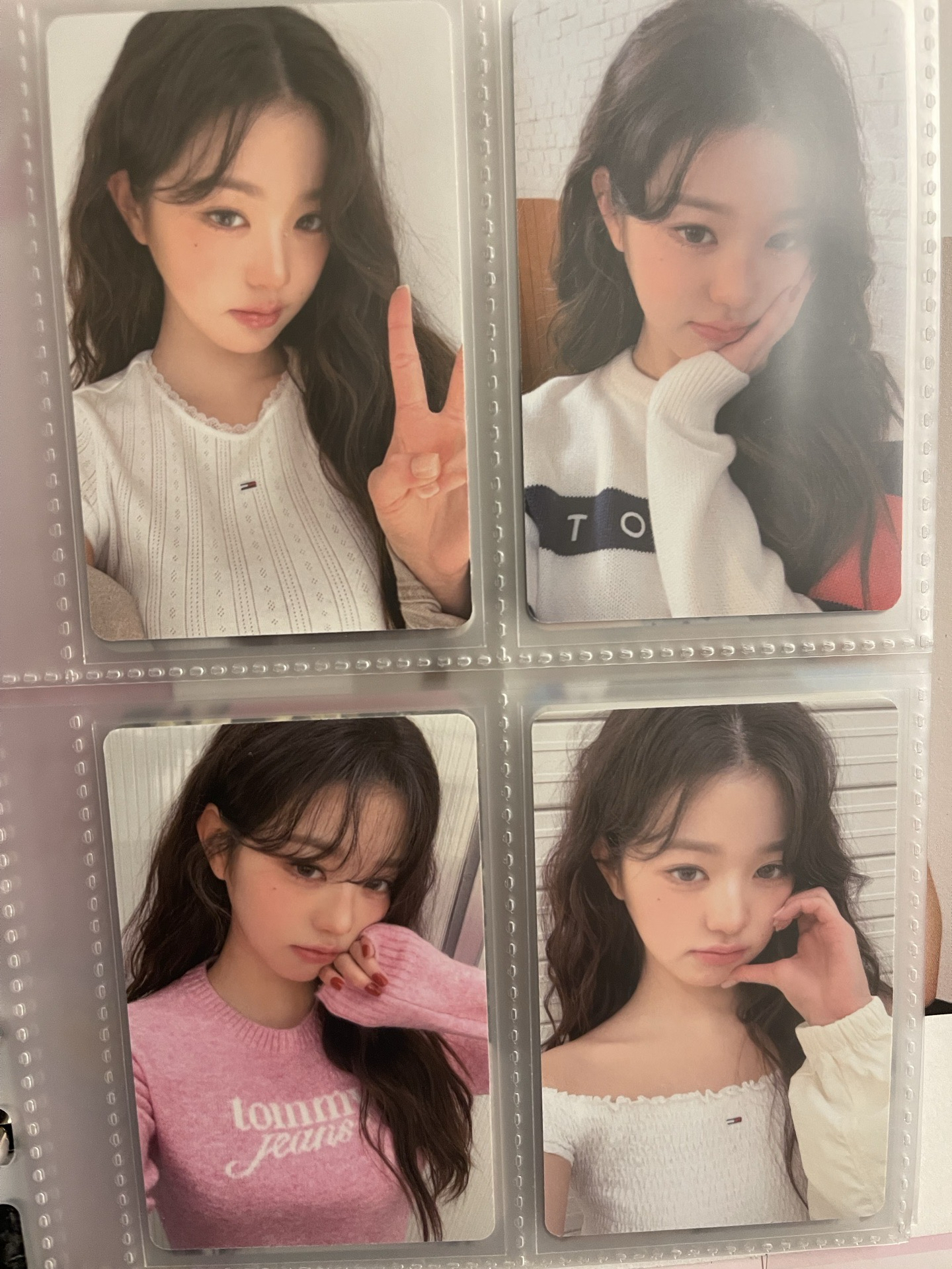 張員瑛Tommy Jeans代言卡一套