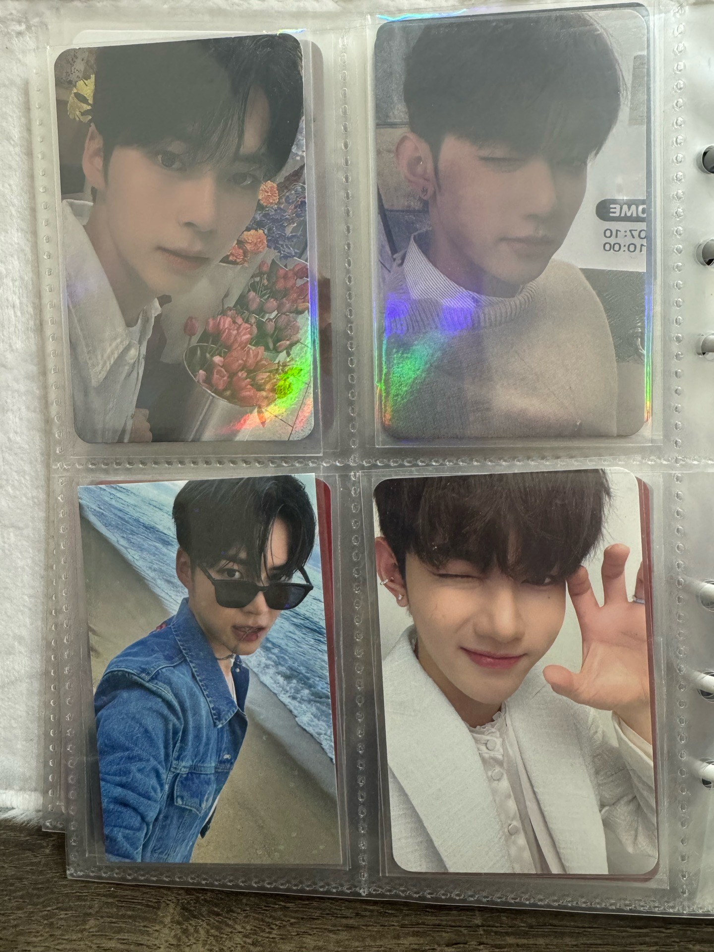 Zerobaseone 成韓彬 章昊 OY特典 快閃滿額 虎爪 墨鏡 花店 眨眼