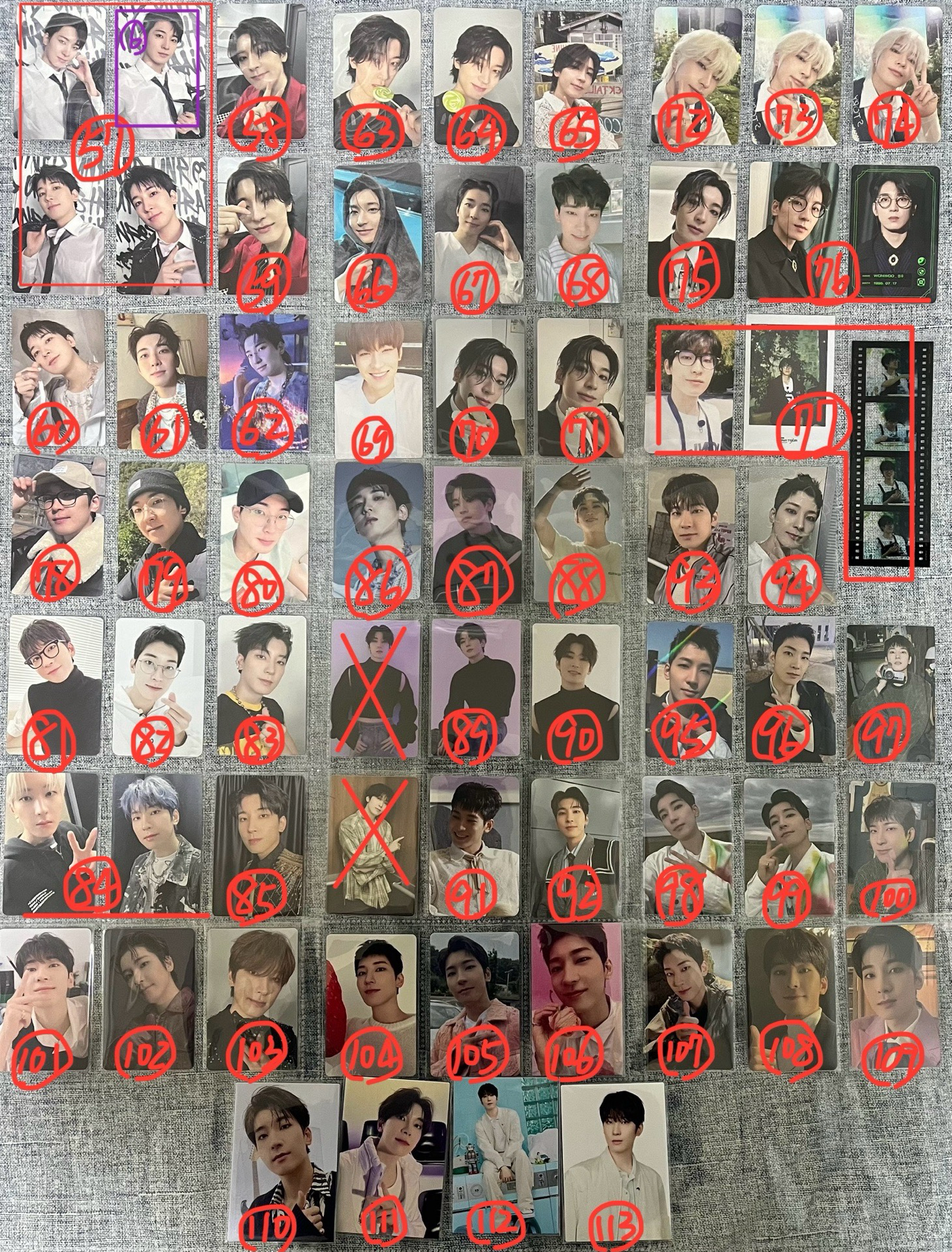 ②全圓佑 Wonwoo小卡