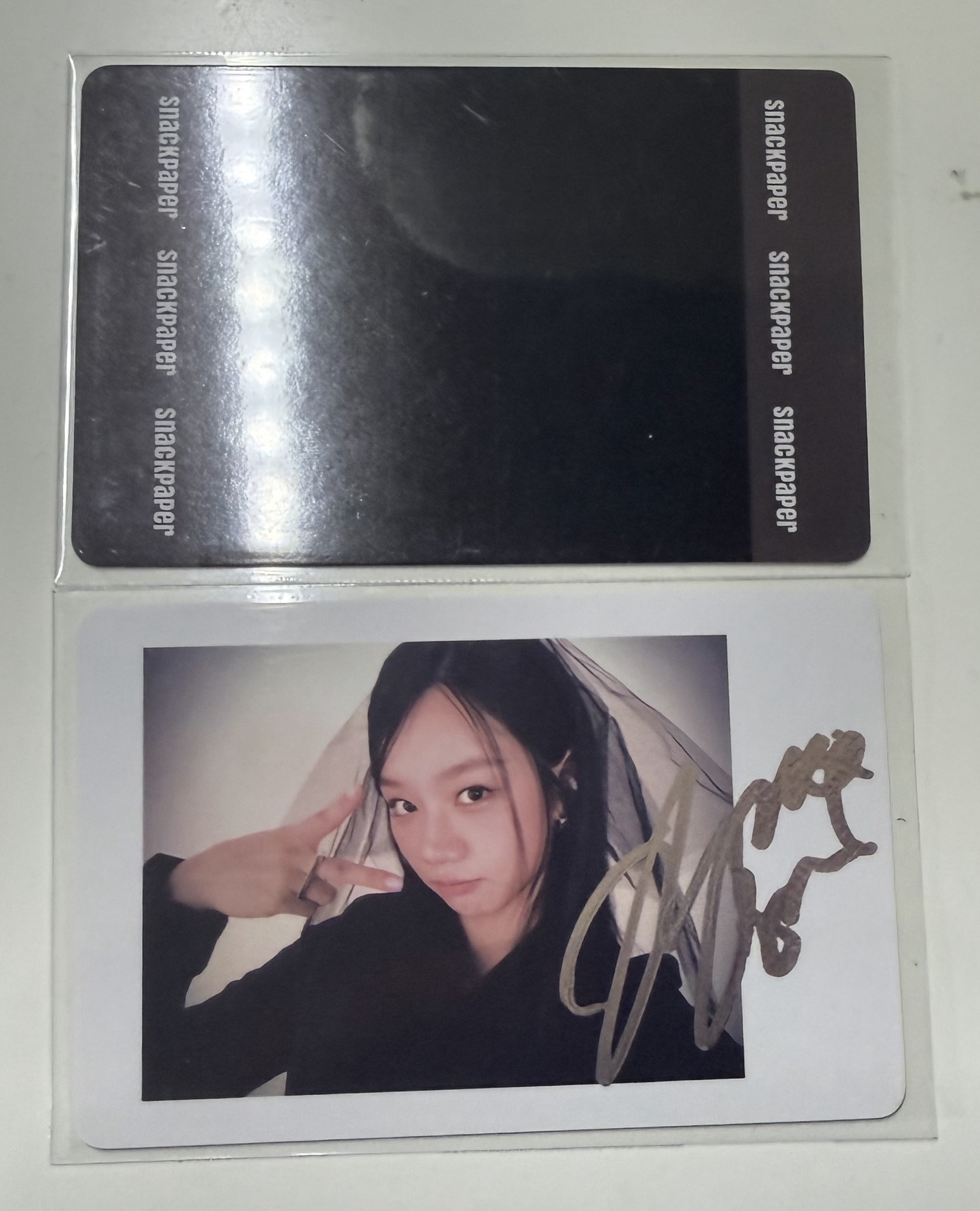 SnackPaper聯名巧克力 Black Diamond 代言卡 限定複印拍立得