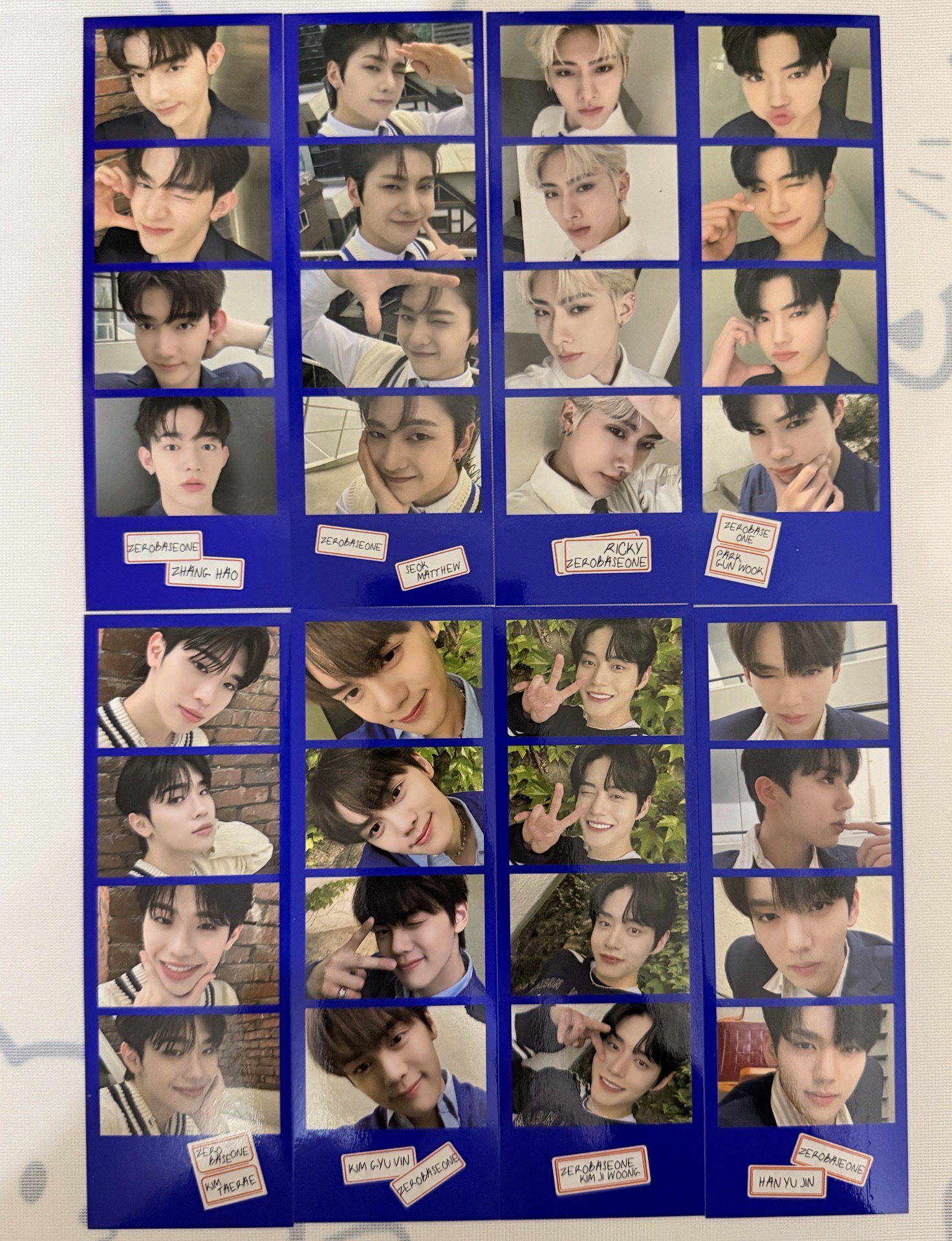 一期會員禮 辰固配+各成員小卡（除2、8）