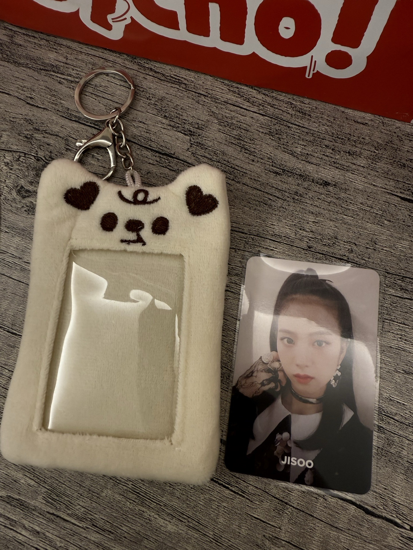 小熊卡套+jisoo小卡（全新）